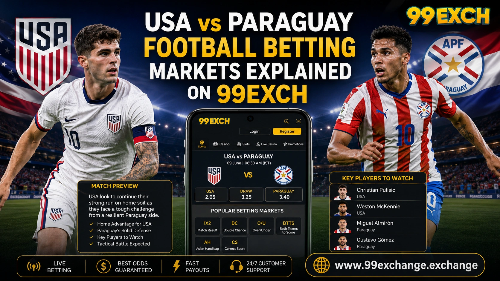 USA vs Paraguay