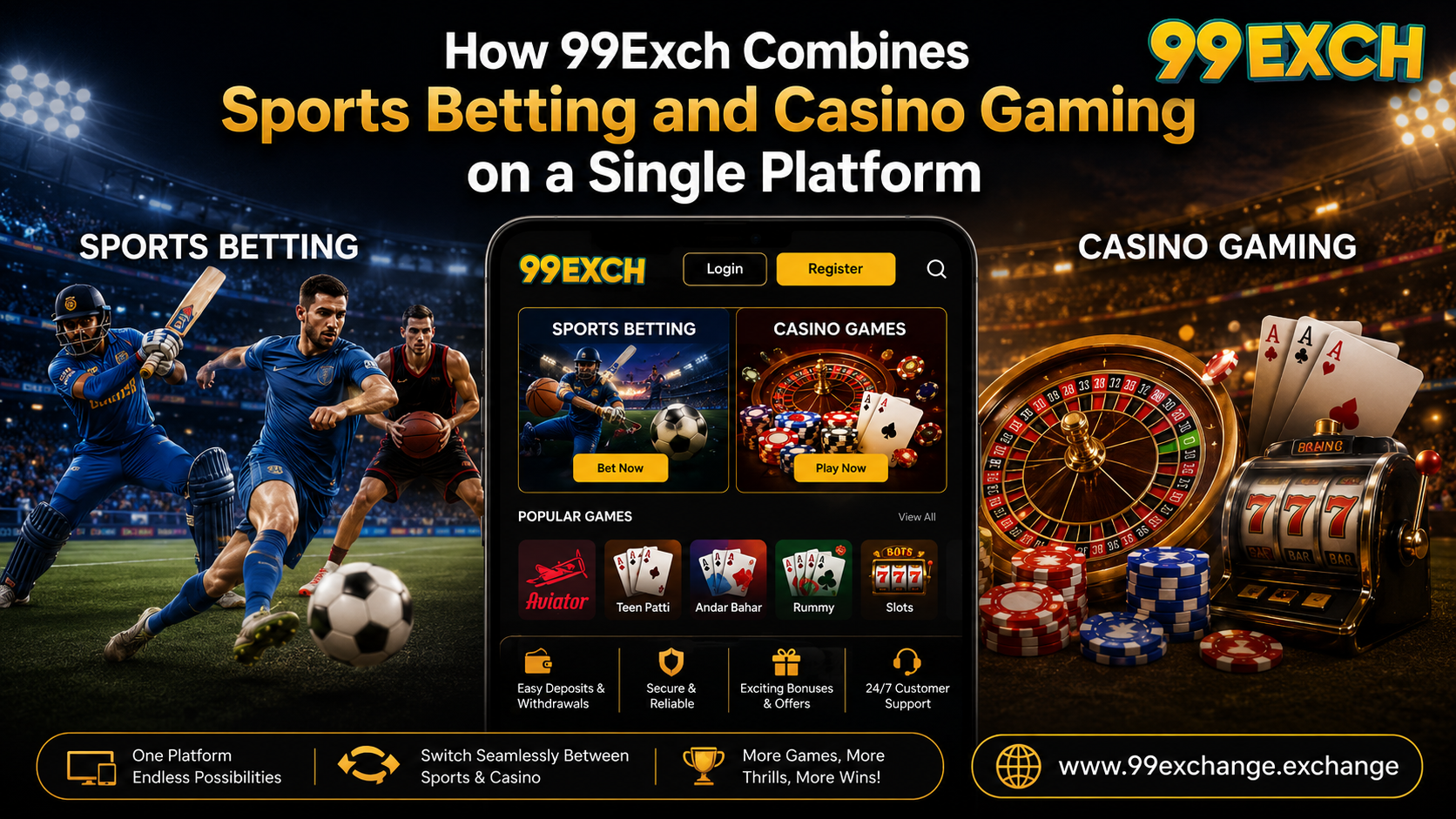 Sports and Casino betting
